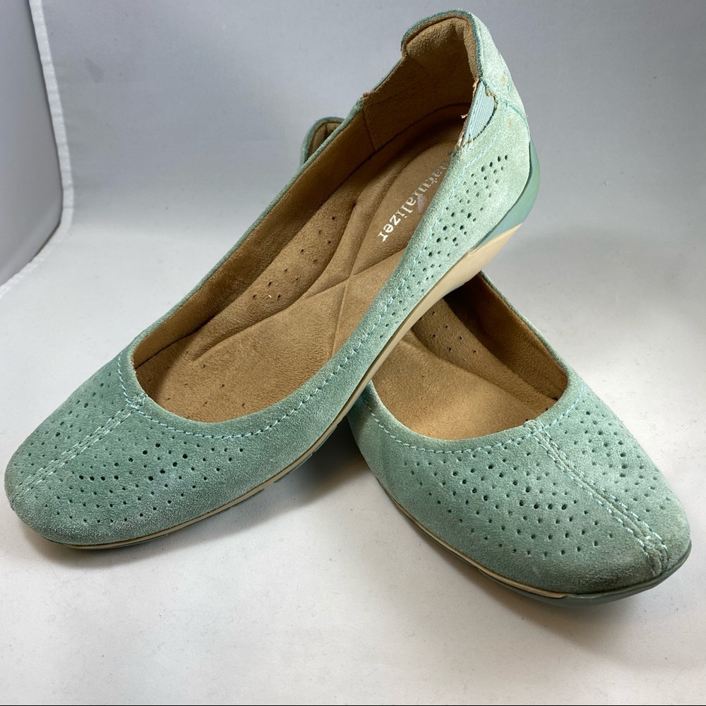 Naturalizer turquoise mint leather suede narrow - Picture 9 of 9